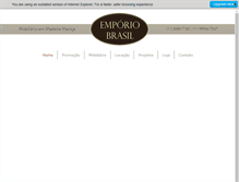 Tablet Screenshot of emporiobrasilmarcenaria.com.br